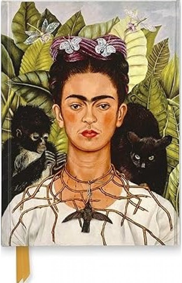 Frida Kahlo: Self Portrait with Thorn Necklace and Hummingbird (Foiled Journal)